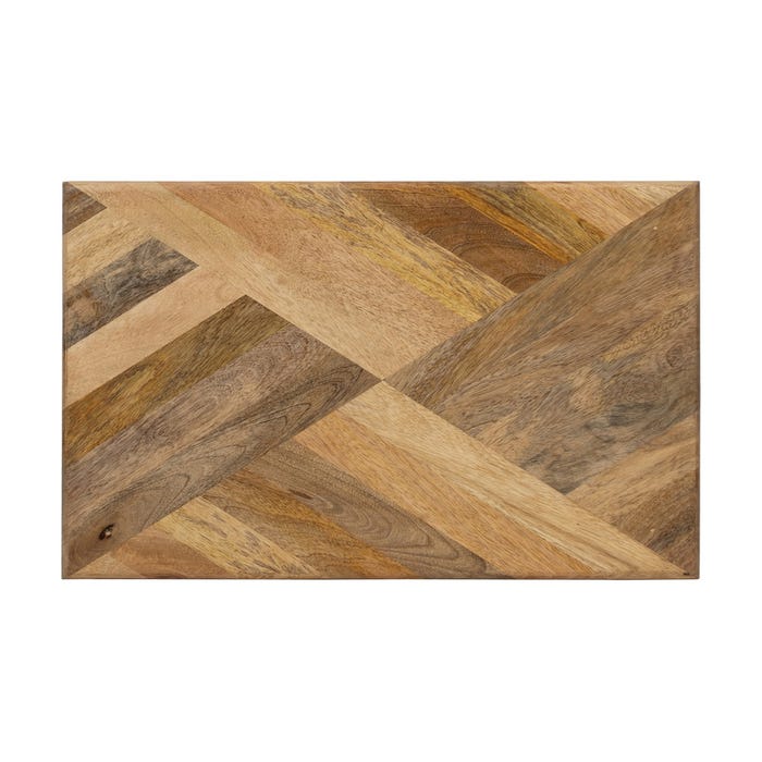 S/3 Mesitas Natural Madera De Mango 56 X 35 X 54 Cm