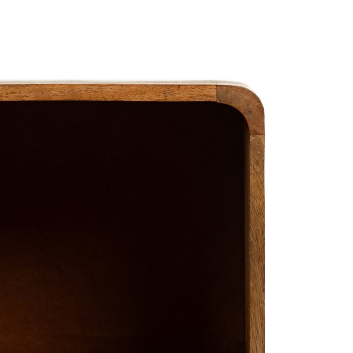 Mesita Natural Madera De Mango 29,50 X 25,50 X 64 Cm