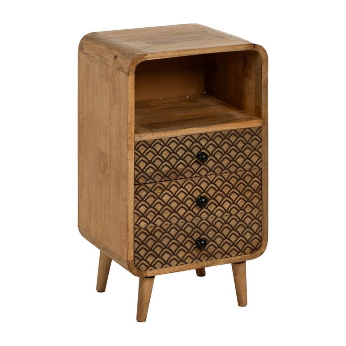Natural Mango Wood Coffee Table 37 x 31 x 66 cm