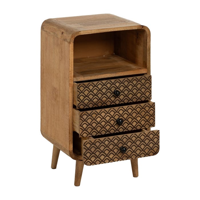 Natural Mango Wood Coffee Table 37 x 31 x 66 cm