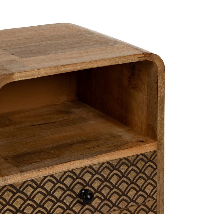 Natural Mango Wood Coffee Table 37 x 31 x 66 cm