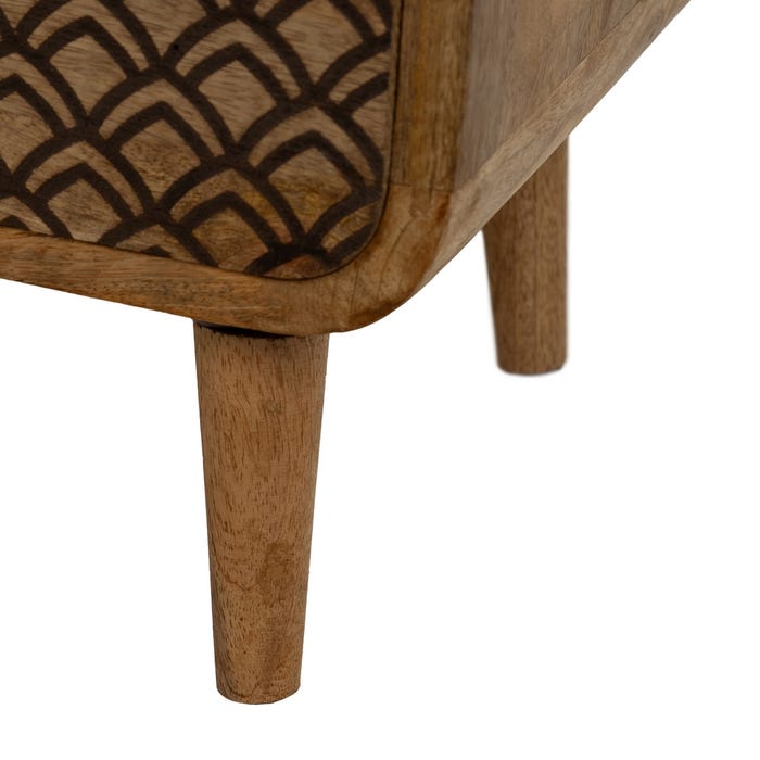Natural Mango Wood Coffee Table 37 x 31 x 66 cm