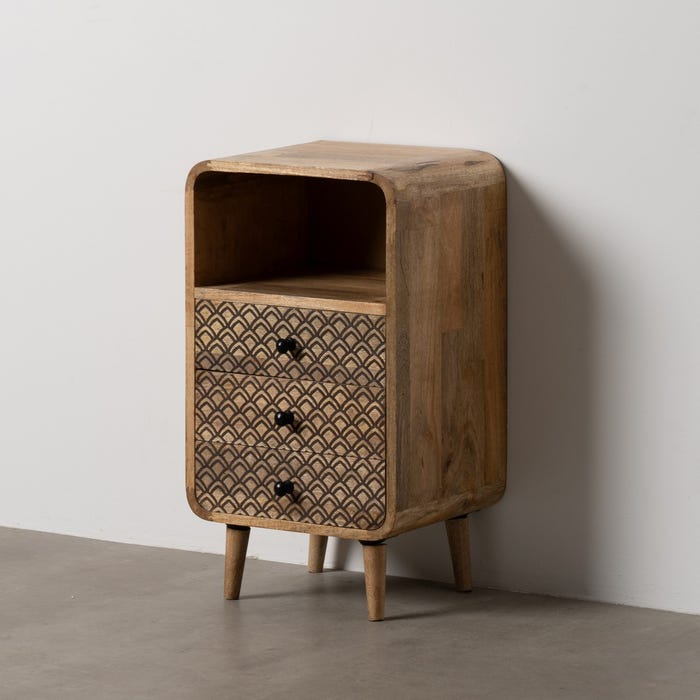 Natural Mango Wood Coffee Table 37 x 31 x 66 cm