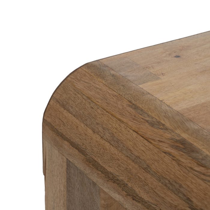 Consola Natural Madera De Mango 75 X 40 X 76 Cm