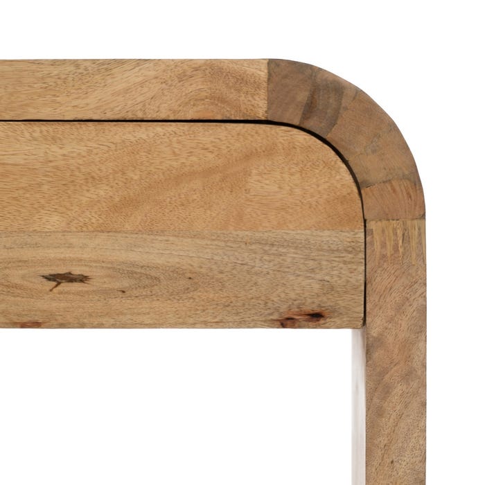 Consola Natural Madera De Mango 75 X 40 X 76 Cm