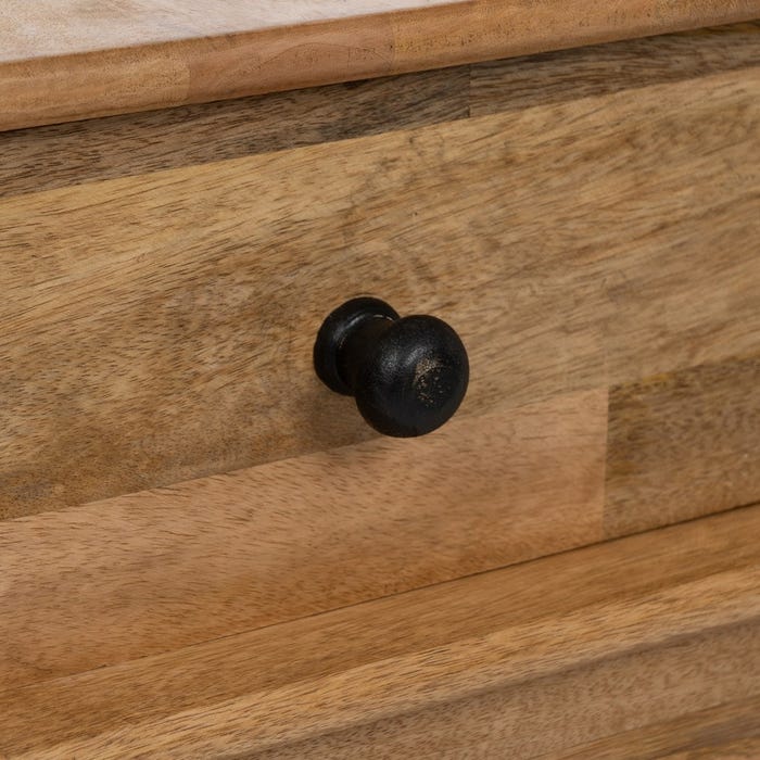 Banco Natural Madera De Mango 98 X 46 X 54 Cm