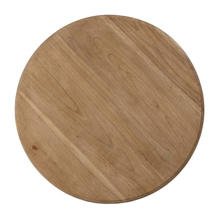 Mesa Auxiliar Natural Madera Mindi Salón 70 X 70 X 77 Cm