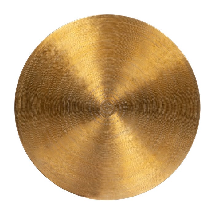 S/3 Mesa Auxiliar Oro Viejo Metal 58,50 X 58,50 X 41,90 Cm