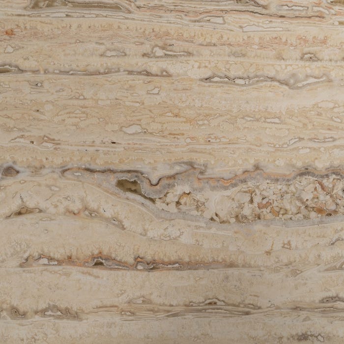 Aparador de Mármore Branco/Madeira Sala de Estar 159 X 45 X 75 Cm