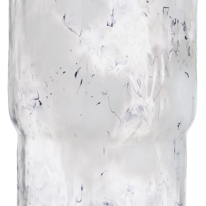 Decoração de Vaso Metal-Vidro 19,50 X 19,50 X 51 Cm