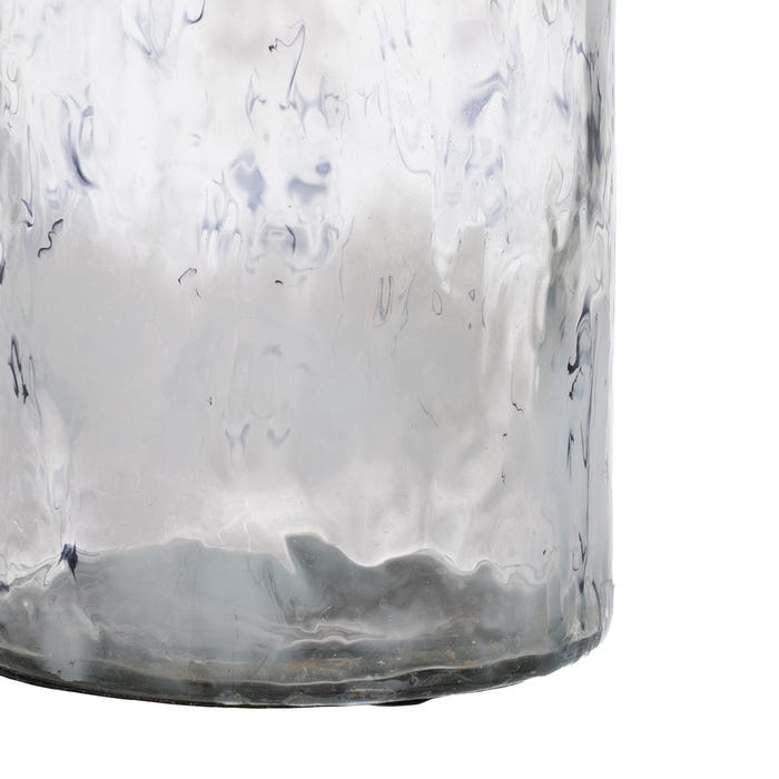 Decoração de Vaso Metal-Vidro 19,50 X 19,50 X 51 Cm