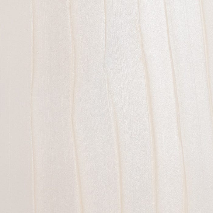 Decoração de vaso de metal e vidro branco 25 x 25 x 39 cm