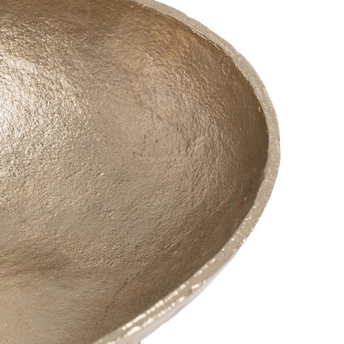 Caixa de decoração de metal dourado 31 x 21,50 x 35,50 cm