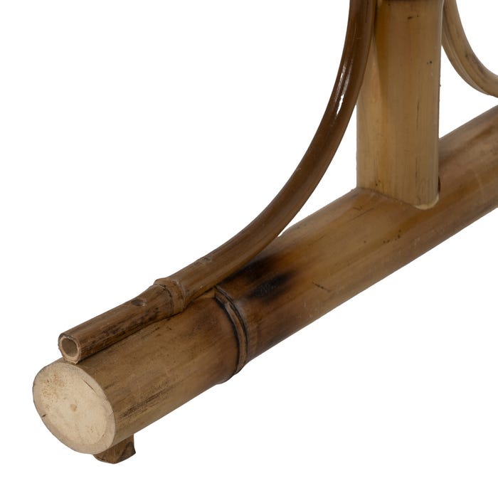 Cabide de bambu natural para decoração 50 x 40 x 150 cm