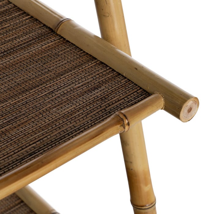 Estantería Natural Bambú Decoración 48 X 50 X 152 Cm