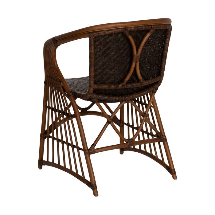 Natural Rattan Armchair Decoration 57 X 59 X 84 Cm