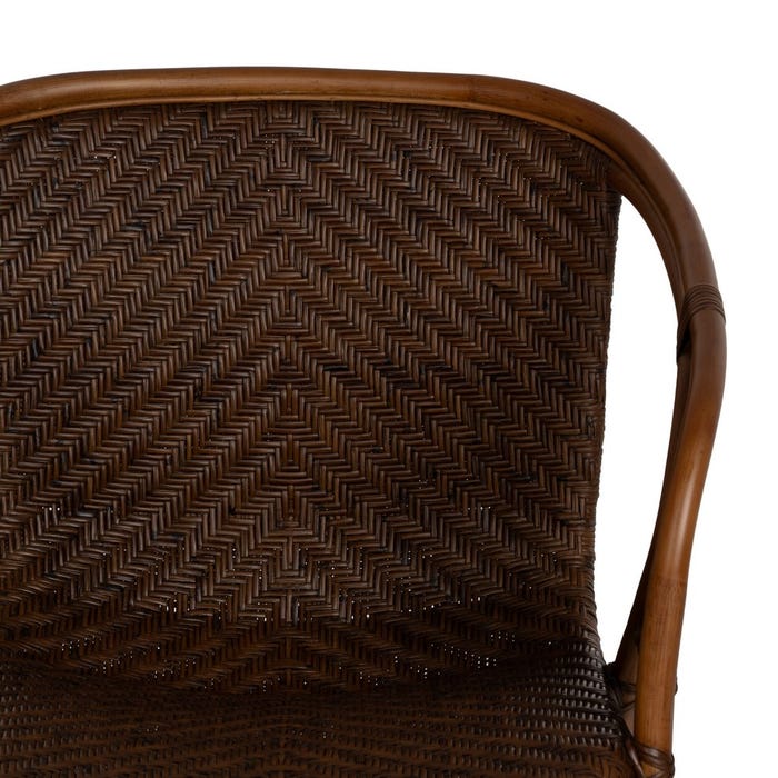 Natural Rattan Armchair Decoration 57 X 59 X 84 Cm