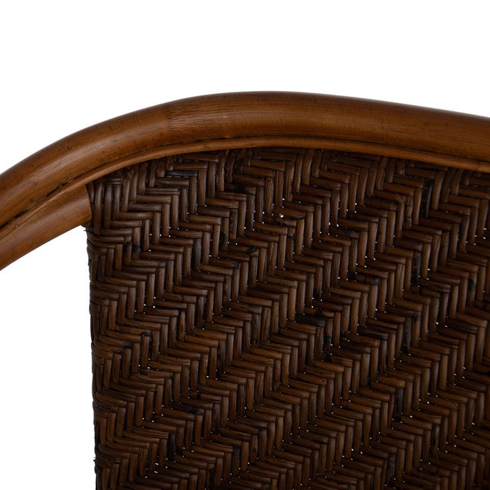 Natural Rattan Armchair Decoration 57 X 59 X 84 Cm