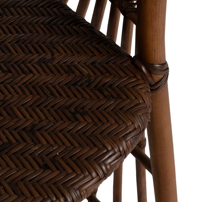 Natural Rattan Armchair Decoration 57 X 59 X 84 Cm
