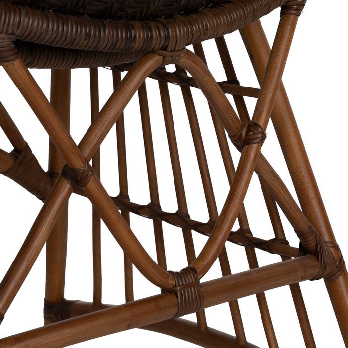 Natural Rattan Armchair Decoration 57 X 59 X 84 Cm