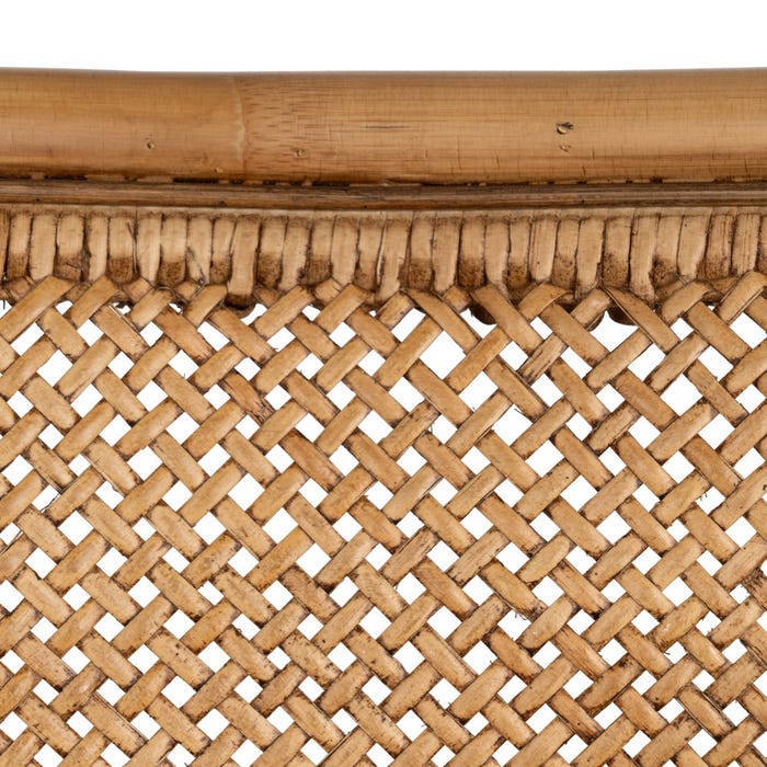 Brown Rattan Armchair Decoration 56 X 54 X 84 Cm
