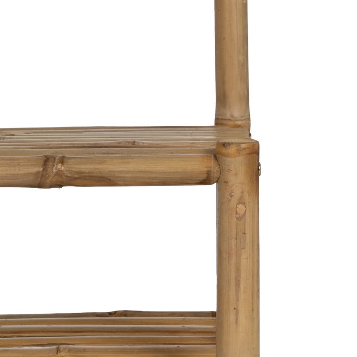 Cabide de corredor de bambu natural 70 x 32 x 175 cm