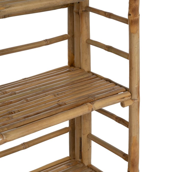 Estantería Natural Bambú 61 X 34 X 104 Cm