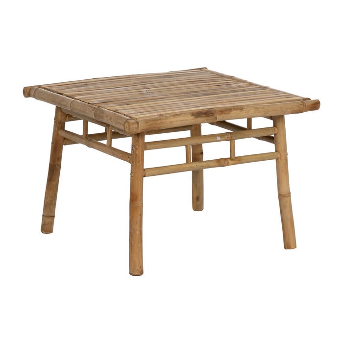 Mesa Centro Natural Bambú 65 X 65 X 46 Cm