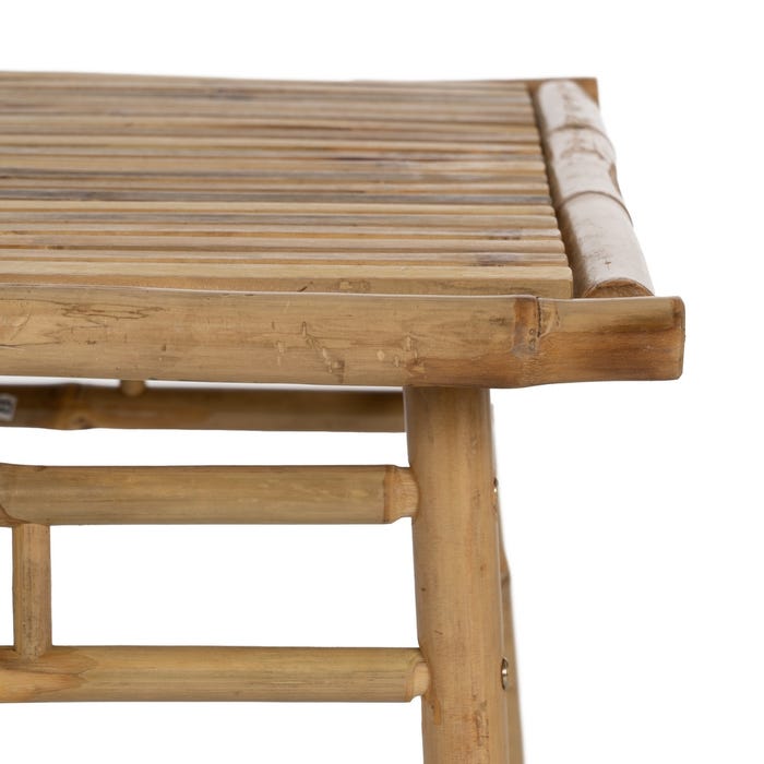 Mesa Centro Natural Bambú 65 X 65 X 46 Cm