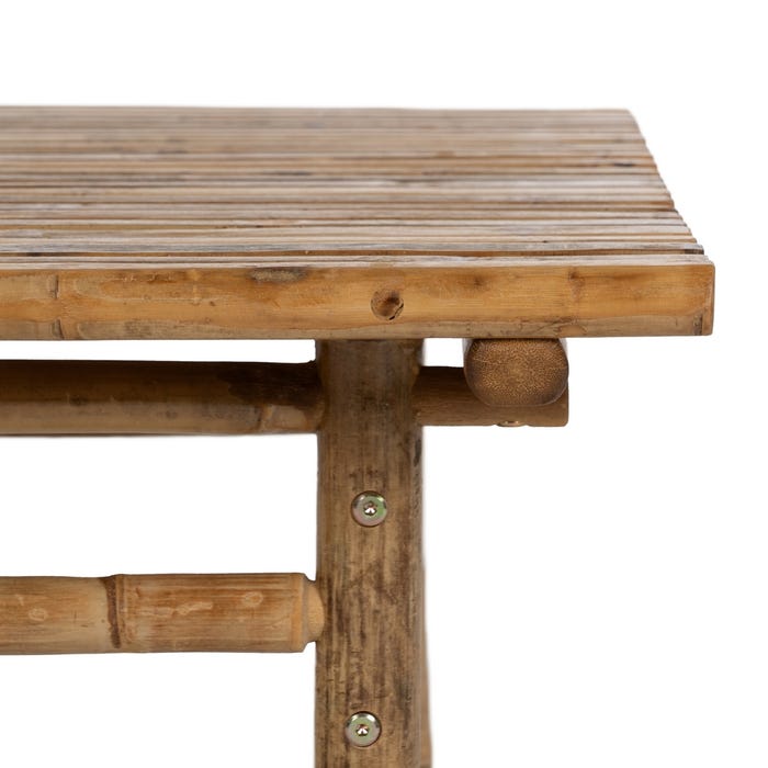 Natural Bamboo Center Table 100 X 70 X 36 Cm
