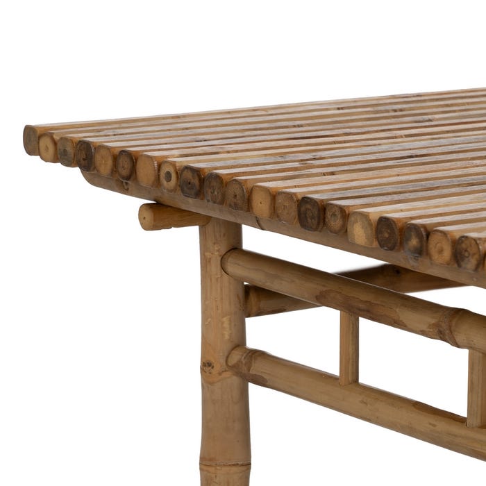 Natural Bamboo Center Table 100 X 70 X 36 Cm