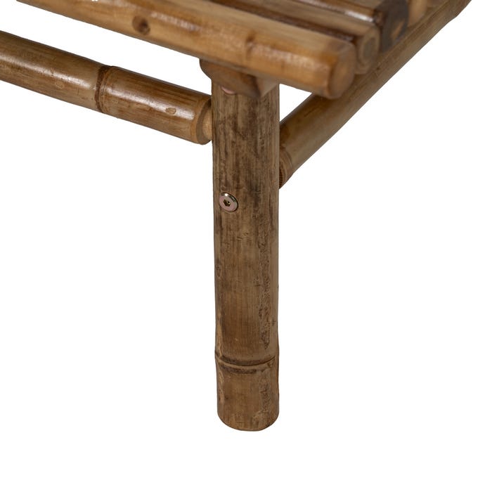 Natural Bamboo Center Table 100 X 70 X 36 Cm