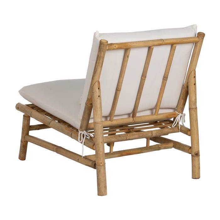 Natural Bamboo Armchair 65 X 86 X 81 Cm
