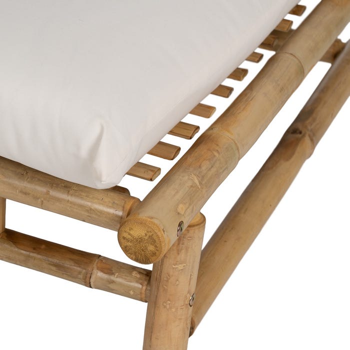 Natural Bamboo Armchair 65 X 86 X 81 Cm