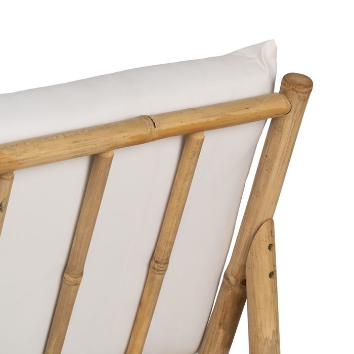 Natural Bamboo Armchair 65 X 86 X 81 Cm