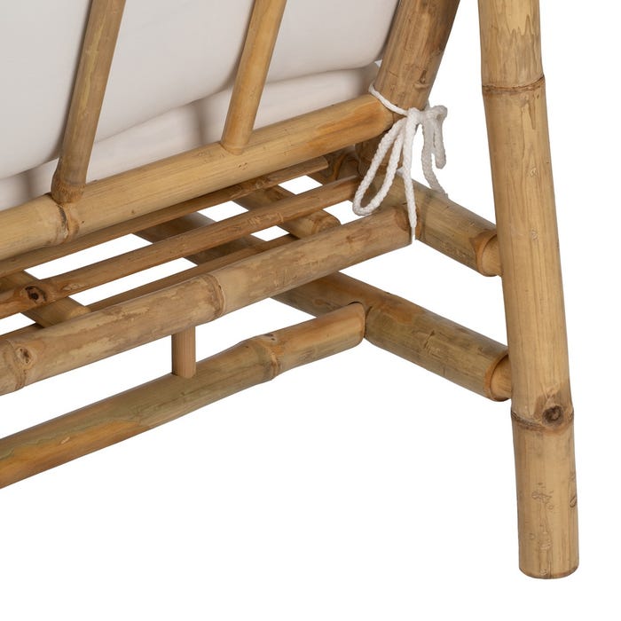 Natural Bamboo Armchair 65 X 86 X 81 Cm