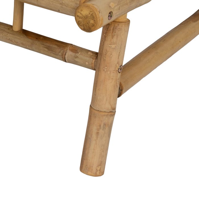 Natural Bamboo Armchair 65 X 86 X 81 Cm