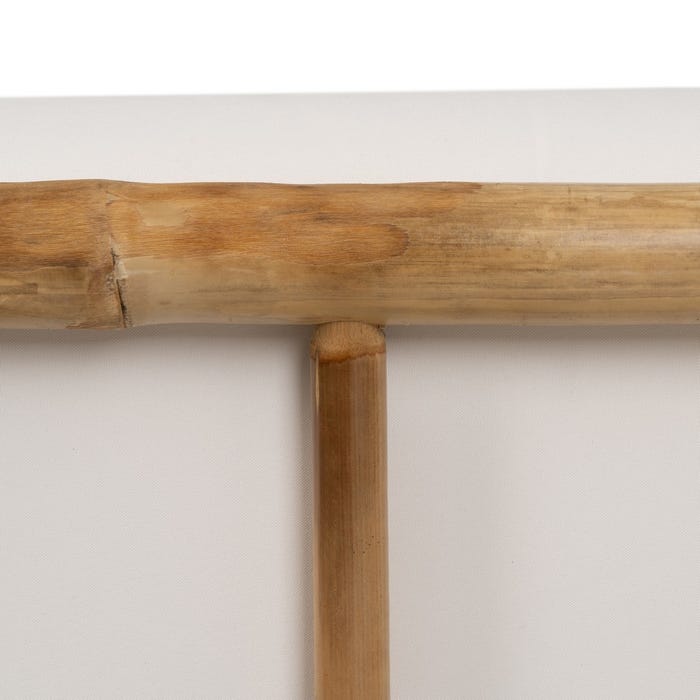 Sofá 2 Plazas Natural Bambú 135 X 86 X 81 Cm
