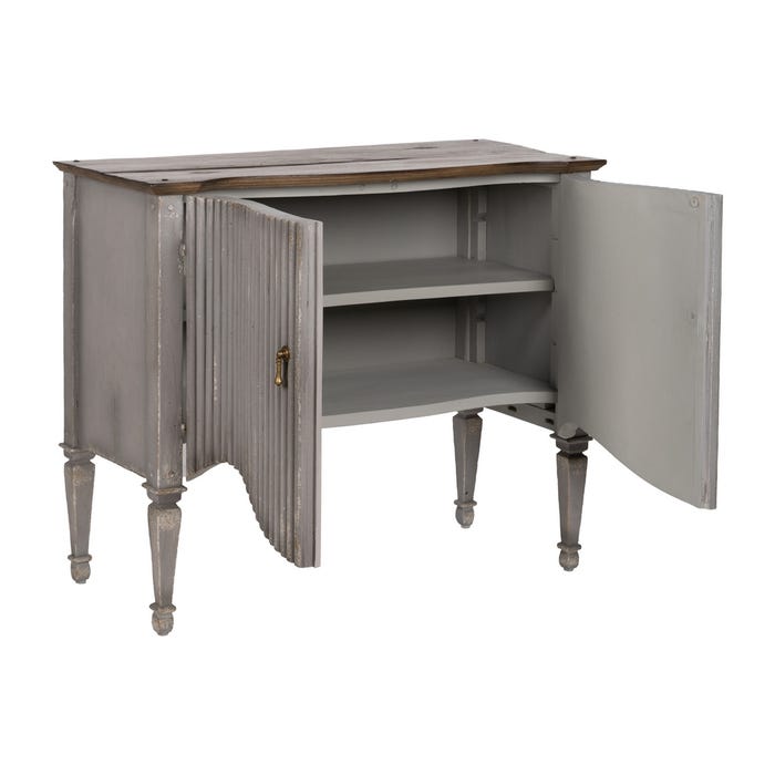 Mueble Recibidor Madera Mindi Salón 100 X 45 X 85 Cm