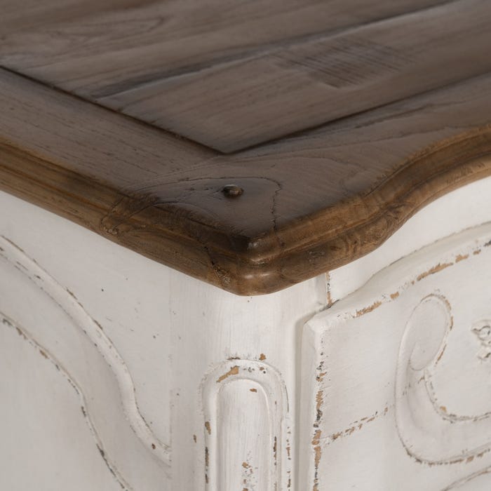 Cómoda Madera Mindi Dormitorio 130 X 45 X 85 Cm