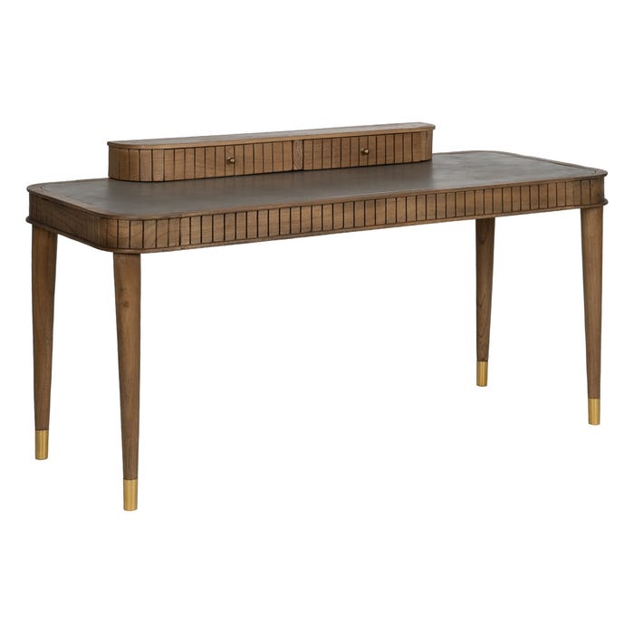 Escritorio Madera-Microcemento Salón 150 X 60 X 82 Cm