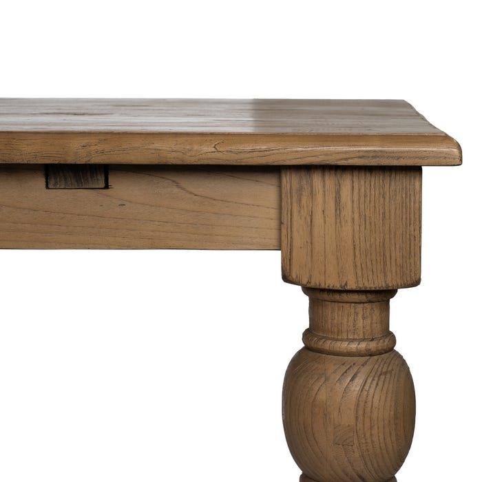 Mesa Comedor Madera De Roble Salón 300 X 98 X 77 Cm
