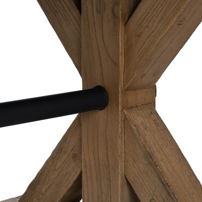 Mesa Comedor Madera De Roble Salón 300 X 98 X 76 Cm