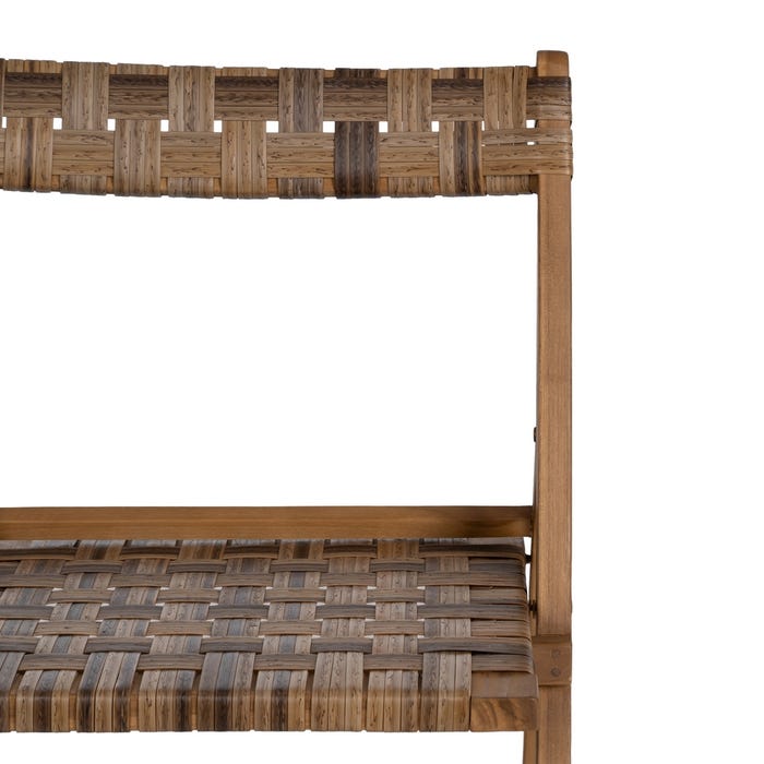 Natural Wood Folding Chair Contract 51 X 60 X 80.50 Cm