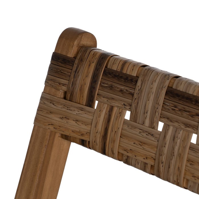 Natural Wood Folding Chair Contract 51 X 60 X 80.50 Cm