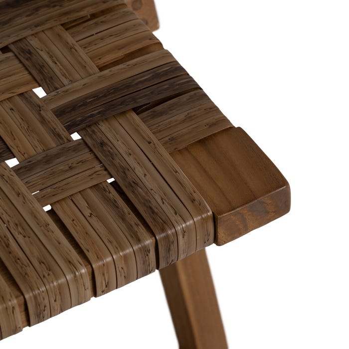 Natural Wood Folding Chair Contract 51 X 60 X 80.50 Cm
