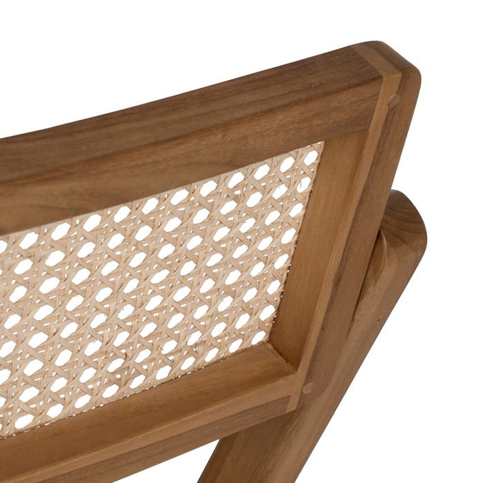 Natural Wood Contract Folding Chair 49 x 59 x 87 cm