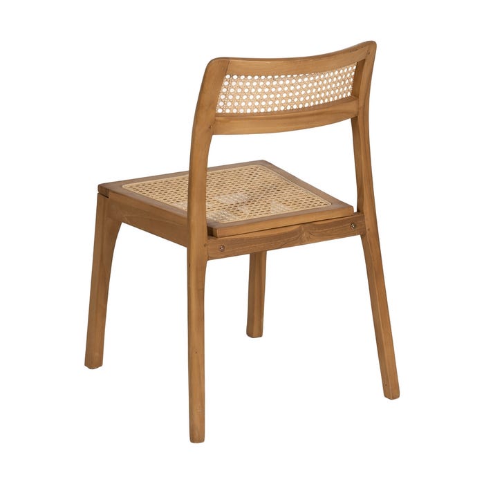 Natural Contract Wood Chair 55 X 53 X 79.50 Cm
