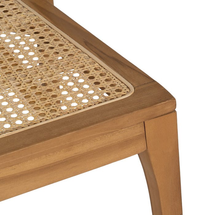 Natural Contract Wood Chair 55 X 53 X 79.50 Cm