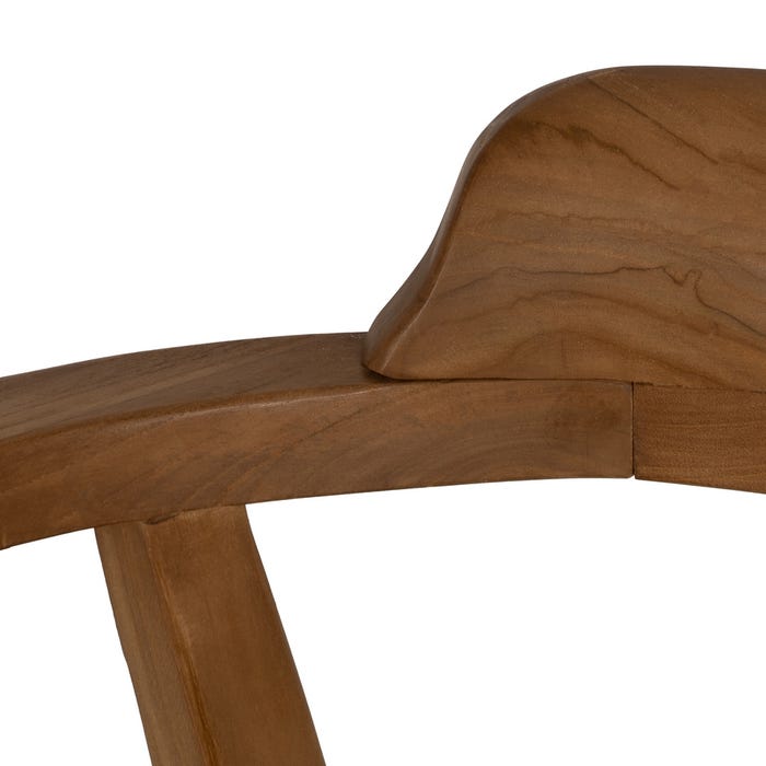 Natural Wood Chair 58.50 X 59 X 76 Cm